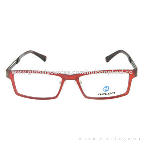Ultem Optical Eyeglasses Full Rim Metal Temple